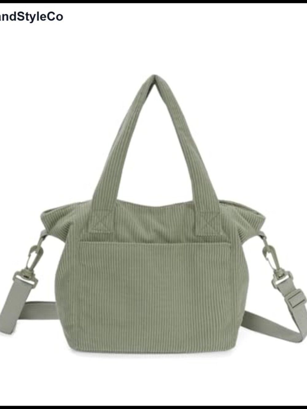 Mini Crossbody Tote Bag with RFID Blocking Corduroy